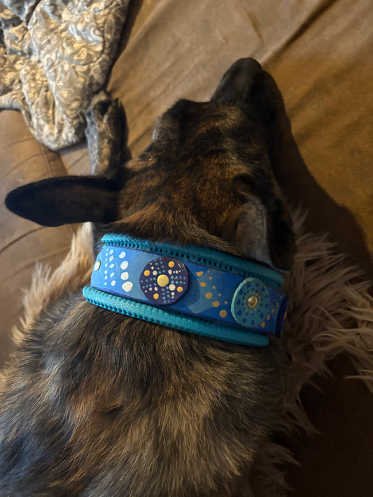 Halsband Blue